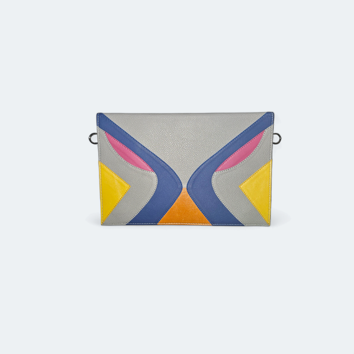 Multicolor gray pouch